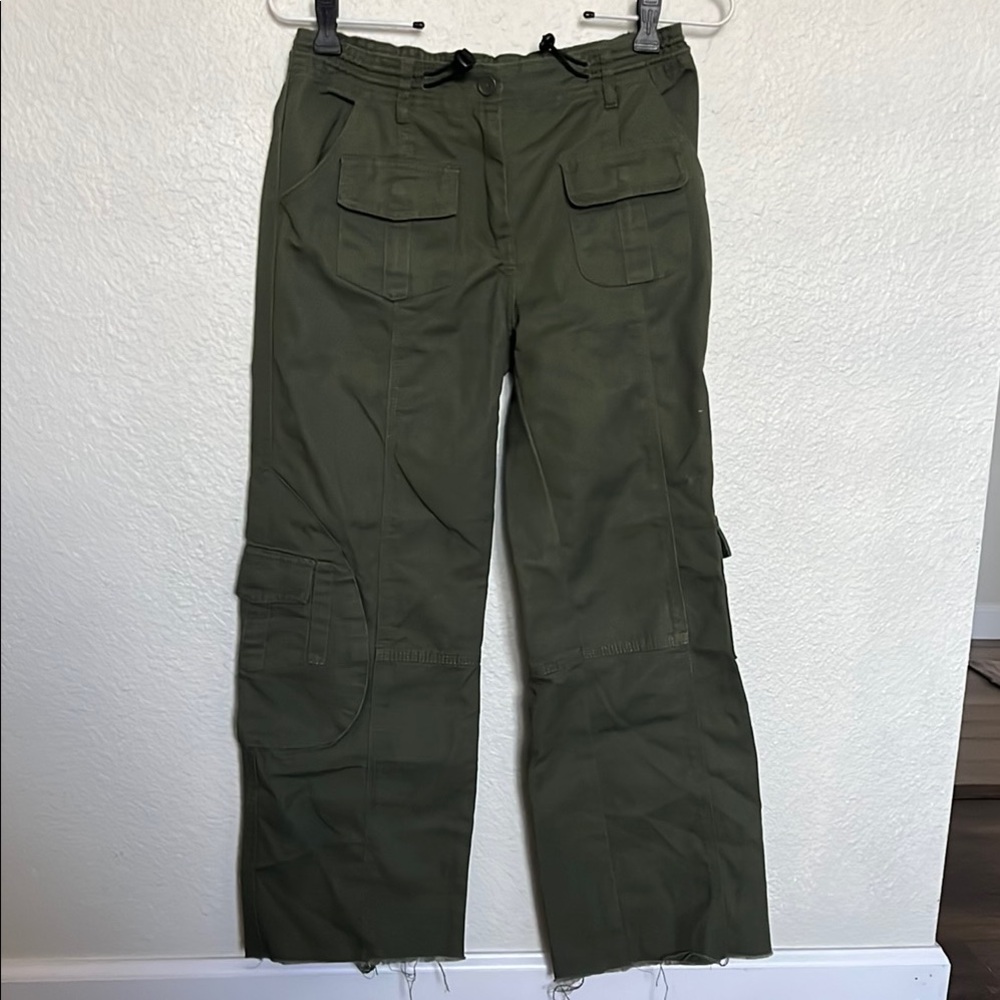 Olive Green Cargo Pants